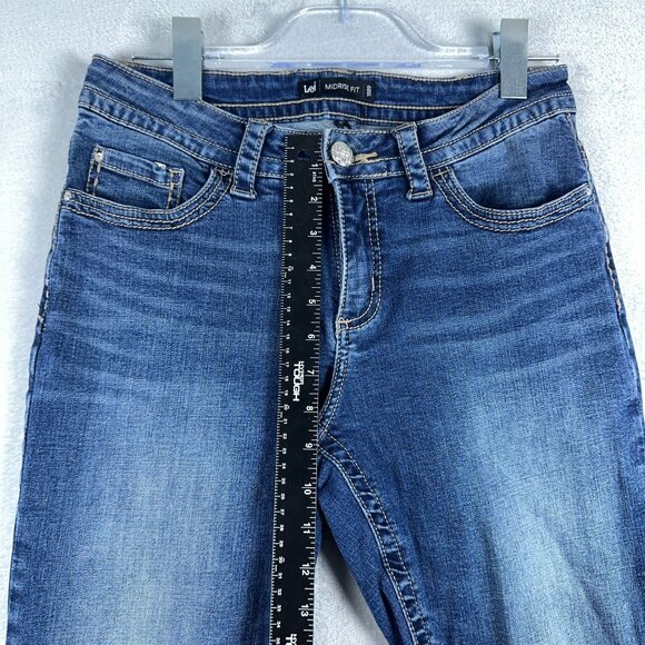 Lee Jeans Vintage 1889 Womens Straight Leg Mid Rise Fit Blue Size 8 Medium - Picture 7 of 10